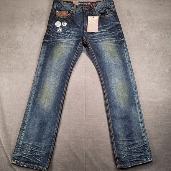 Heritage Other - Heritage‎ America 76 Distillery Blue Jeans Whiskers Mens Size 30 x 32 NEW
